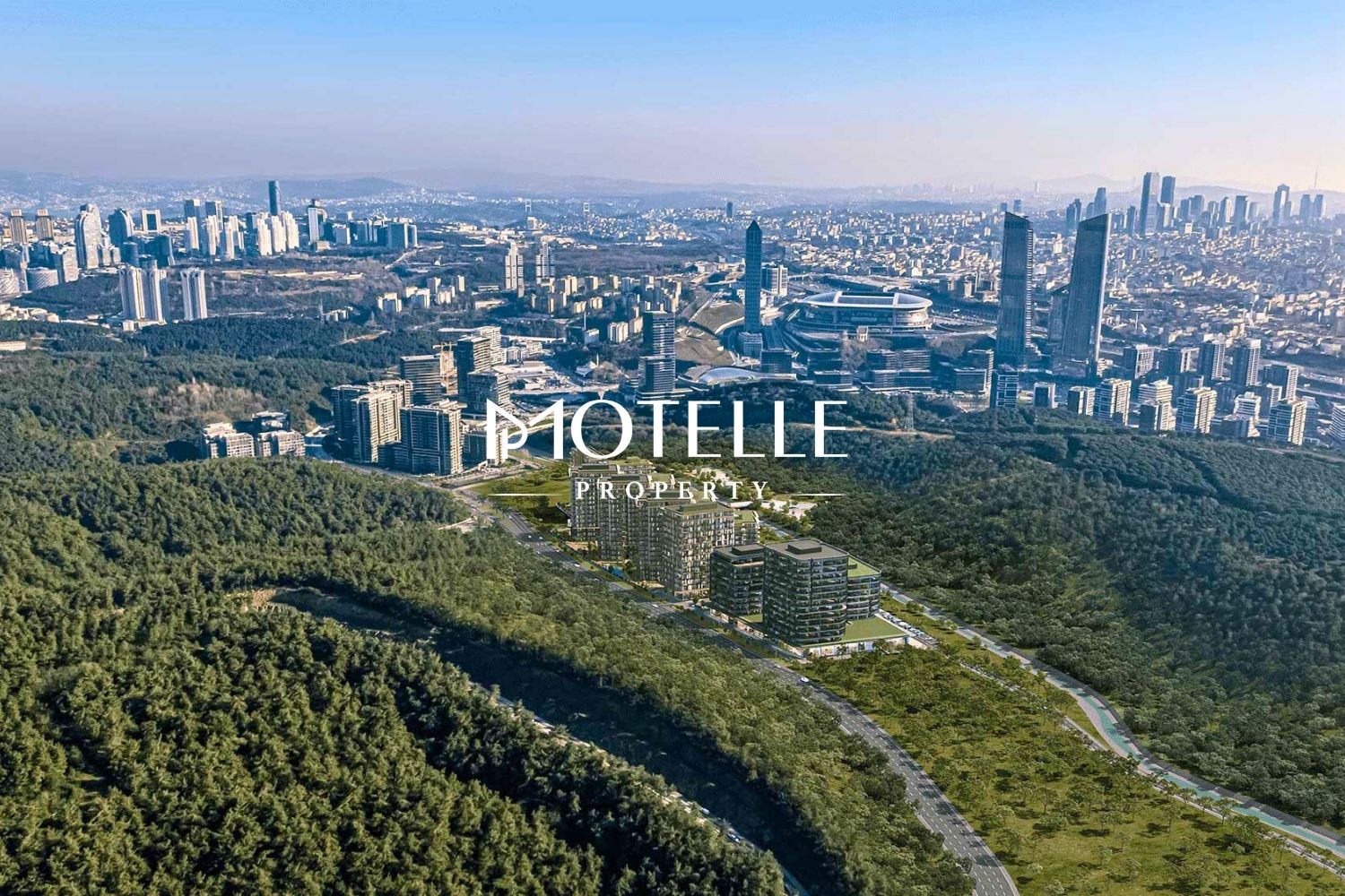 Modern luxury residences in Maslak Istanbul