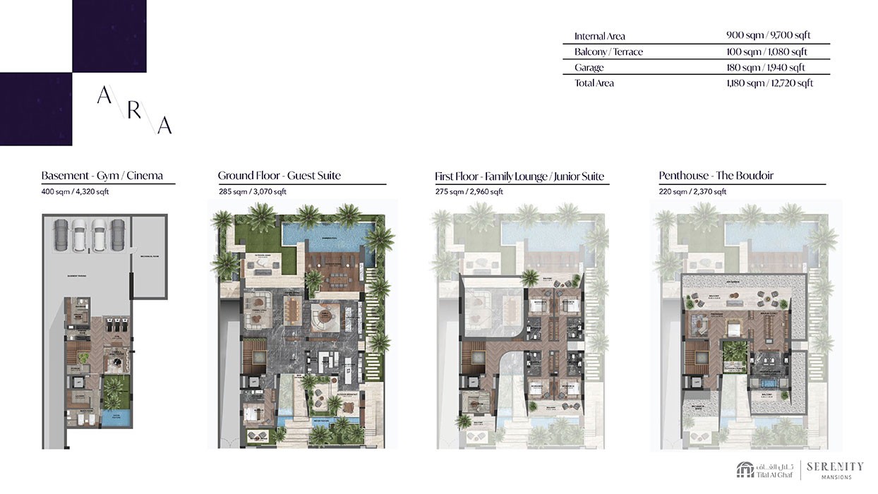 Serenity Mansions Floor Plan