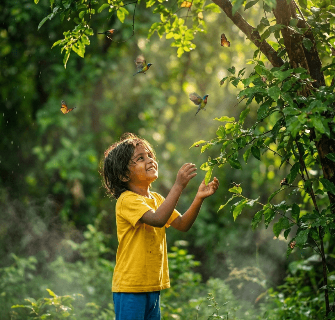 lady checking her phone and smiling