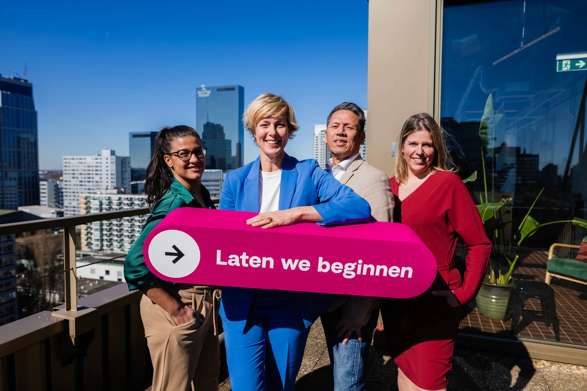 Grafisch ontwerp Zorg van de Zaak campagnebeeld