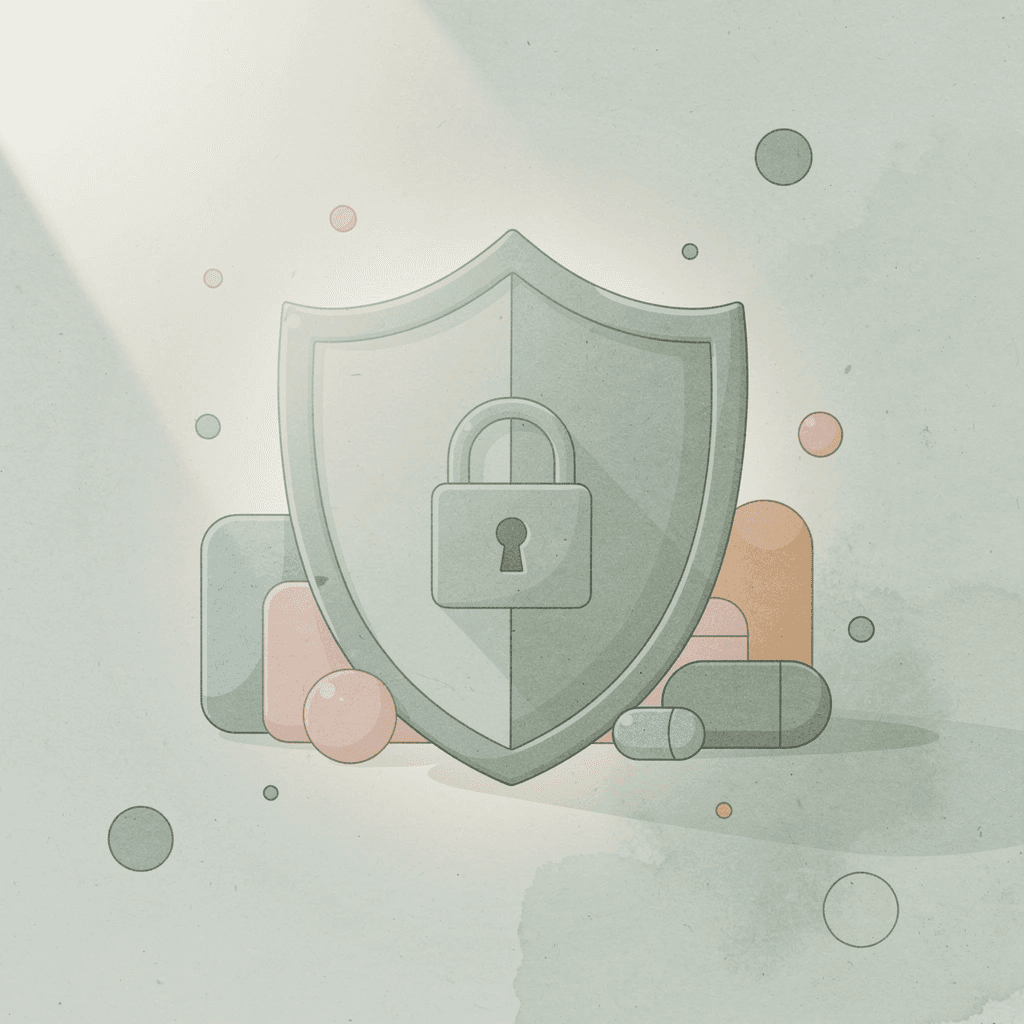 Shield scene protecting personal information and financial data