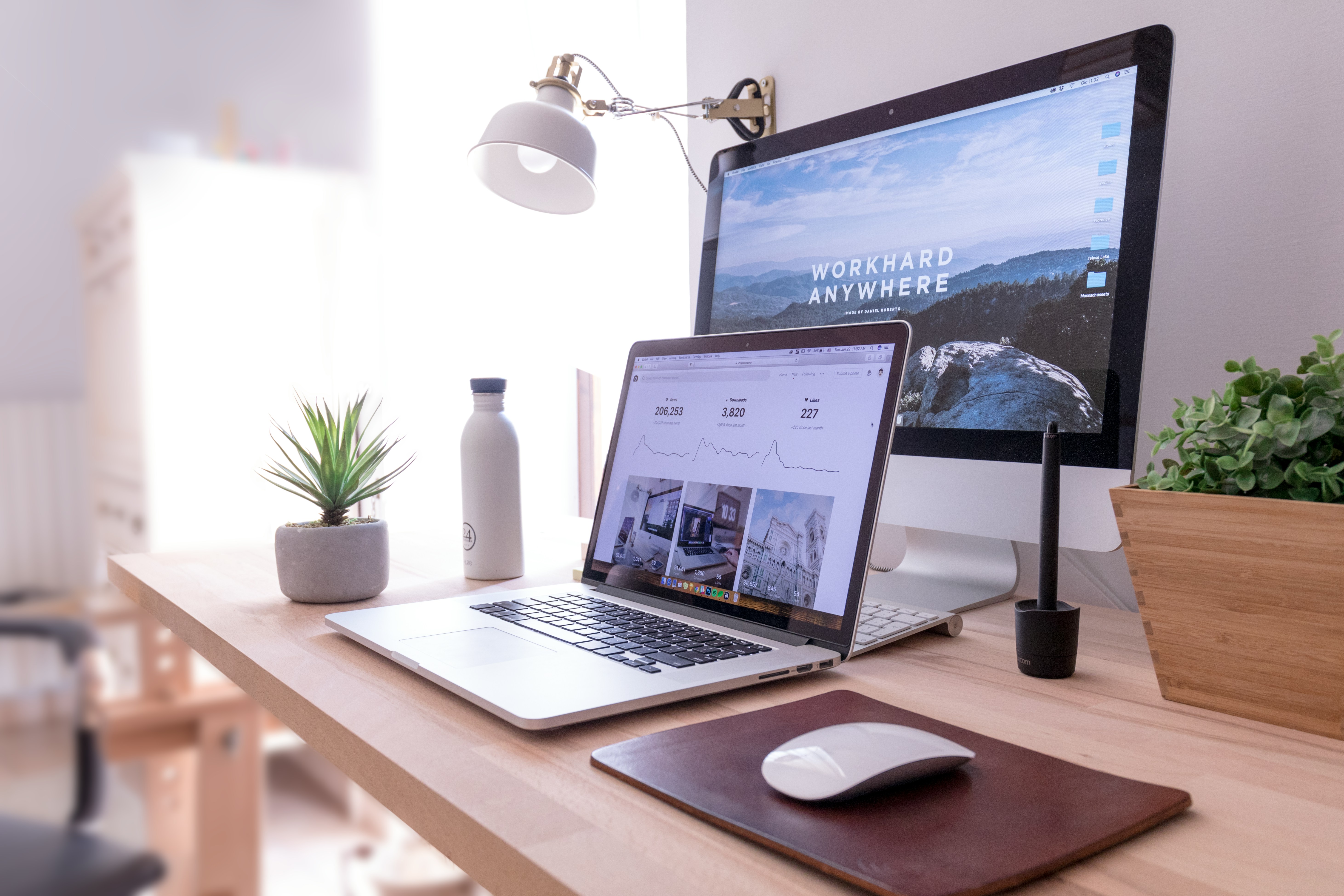 laptop on table - Custom Shopify Design