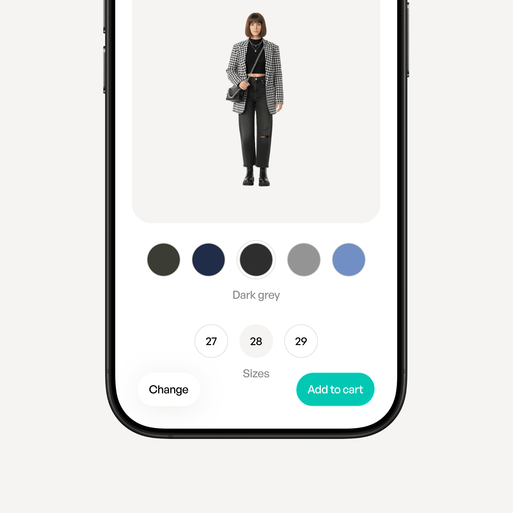 Try on experience ui