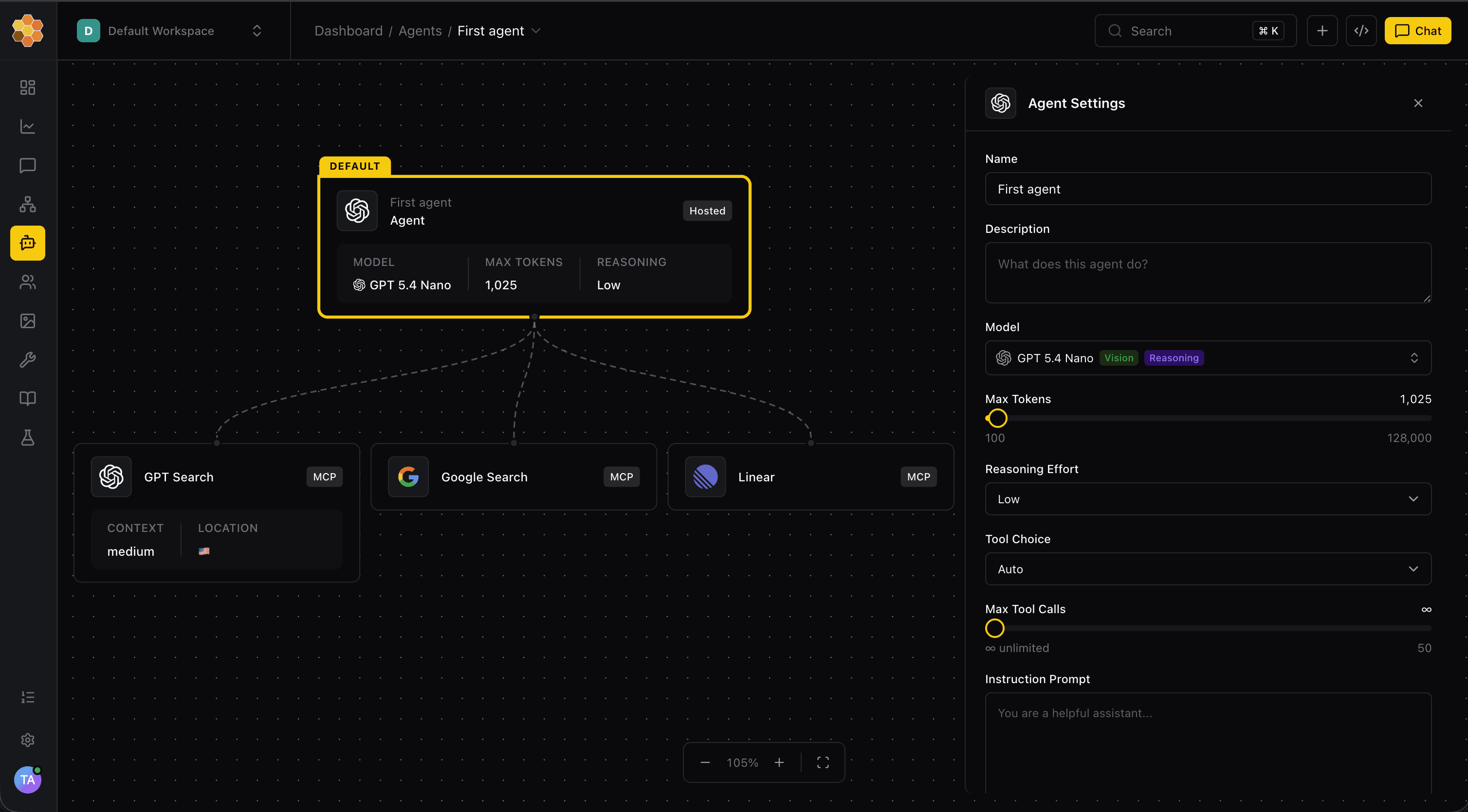 Kilo Web App Chat Page UI