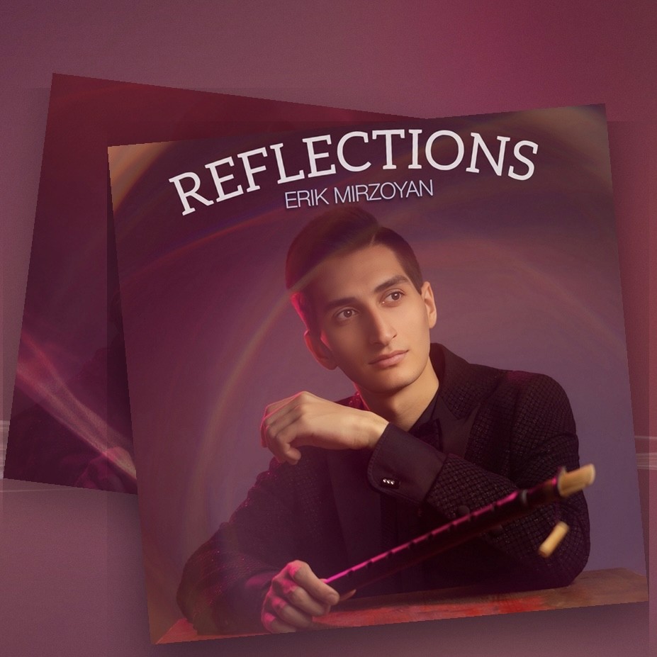Reflections four-panel digipak featuring the album cover portrait