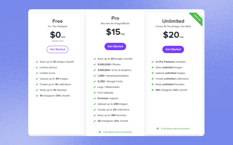 Stencil pricing