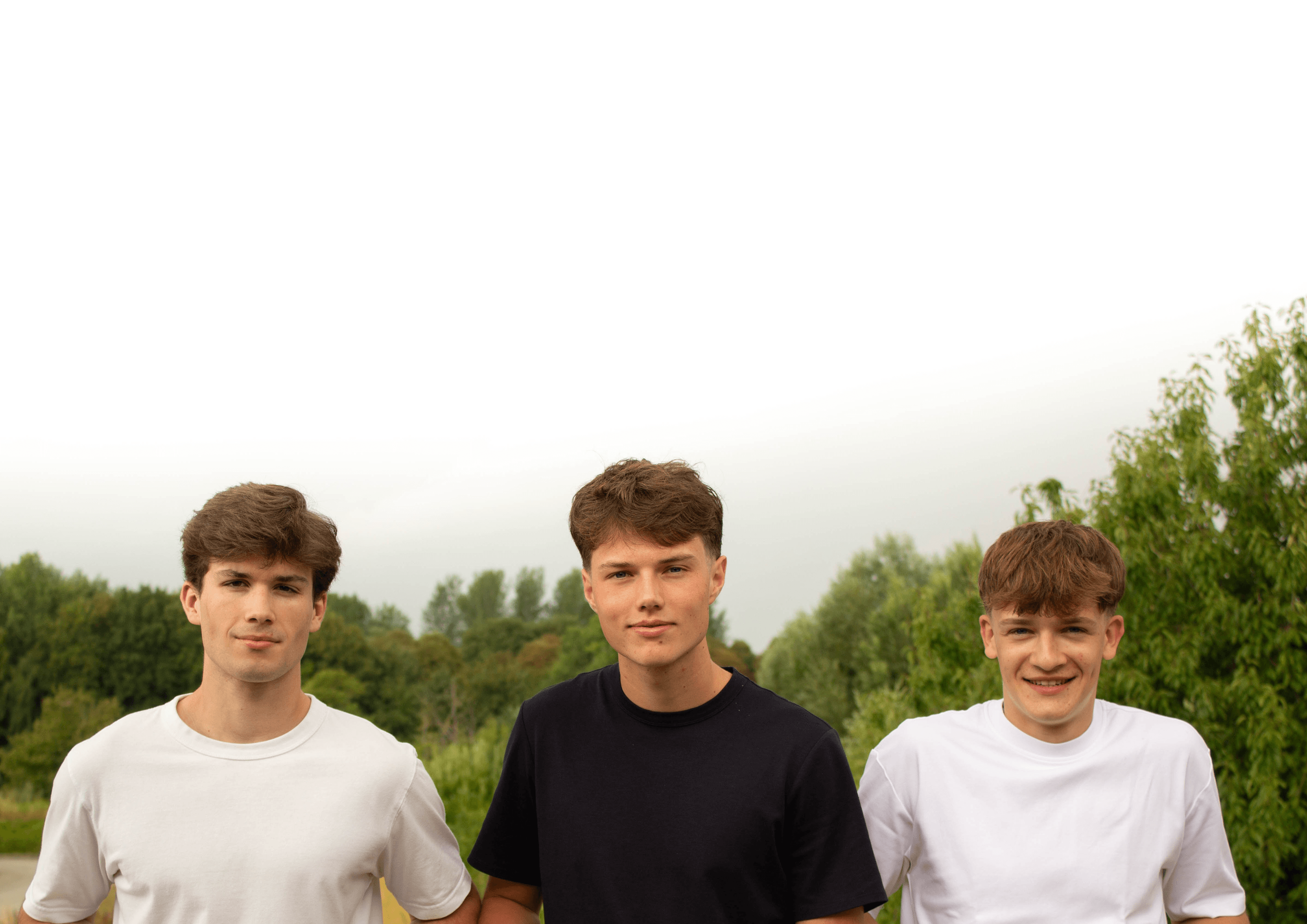 Dynamic picture of a cyclist riding downhill