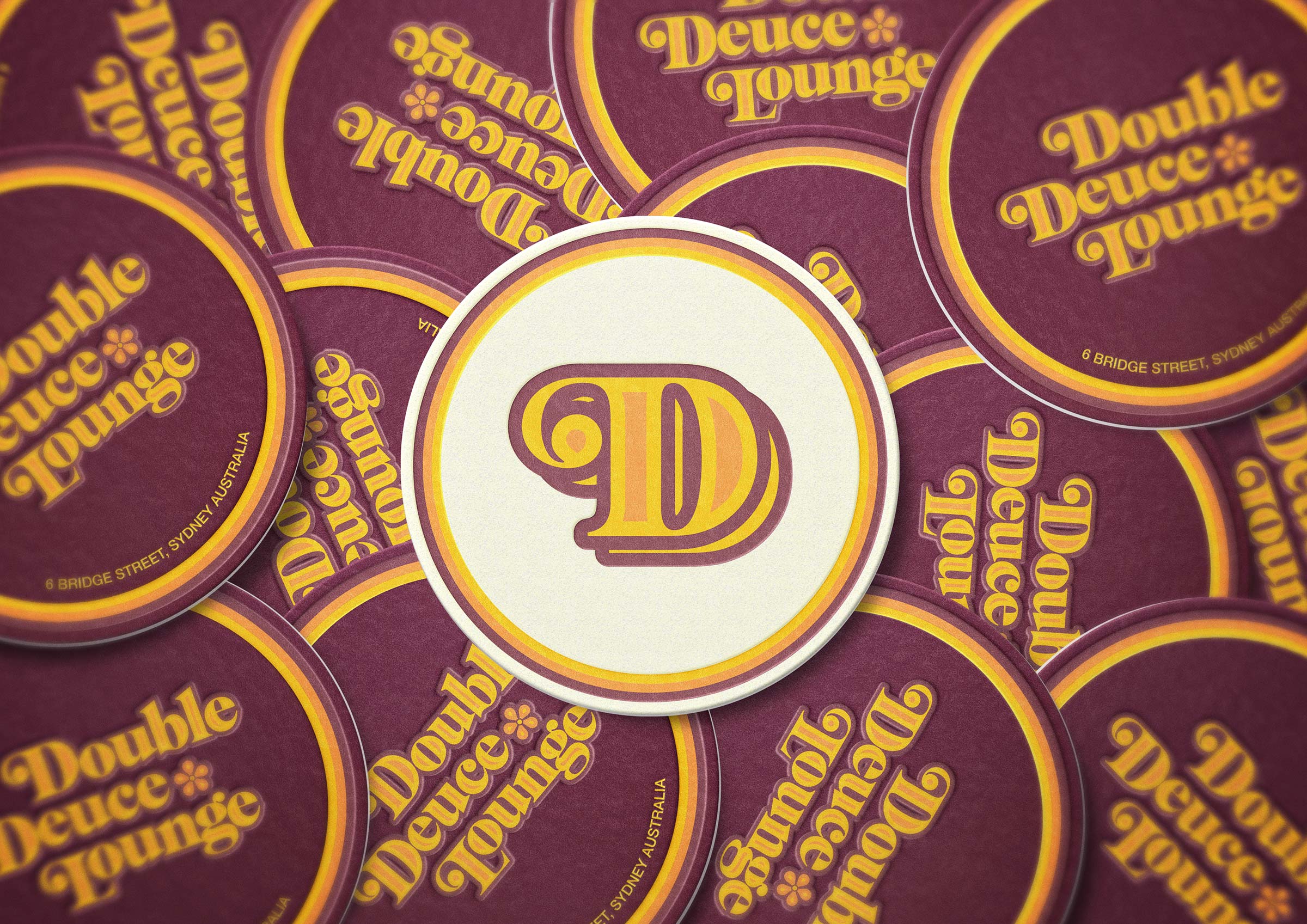 Double Deuce Lounge - DD Coaster