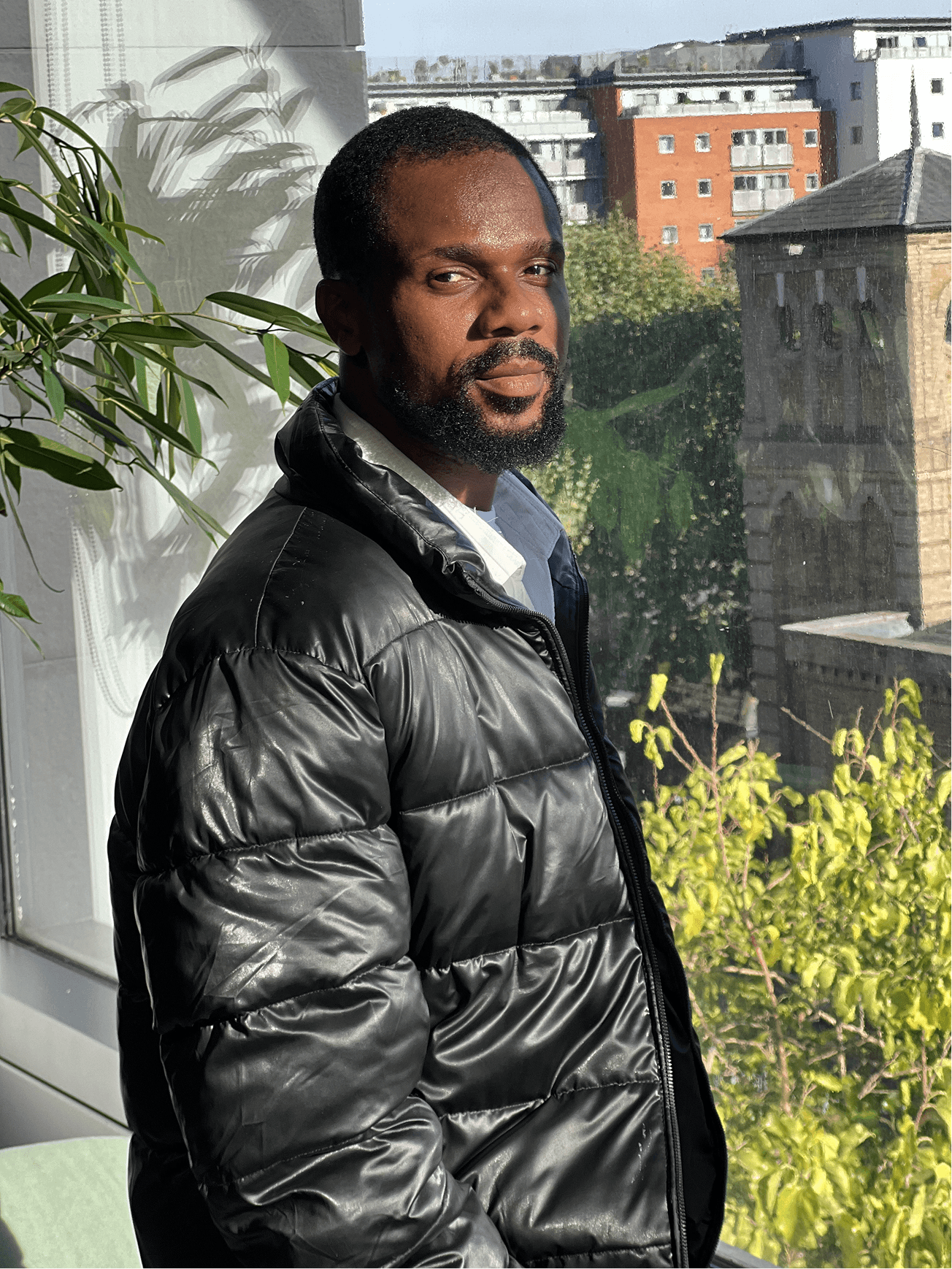 Portrait of portfolio creator – front view