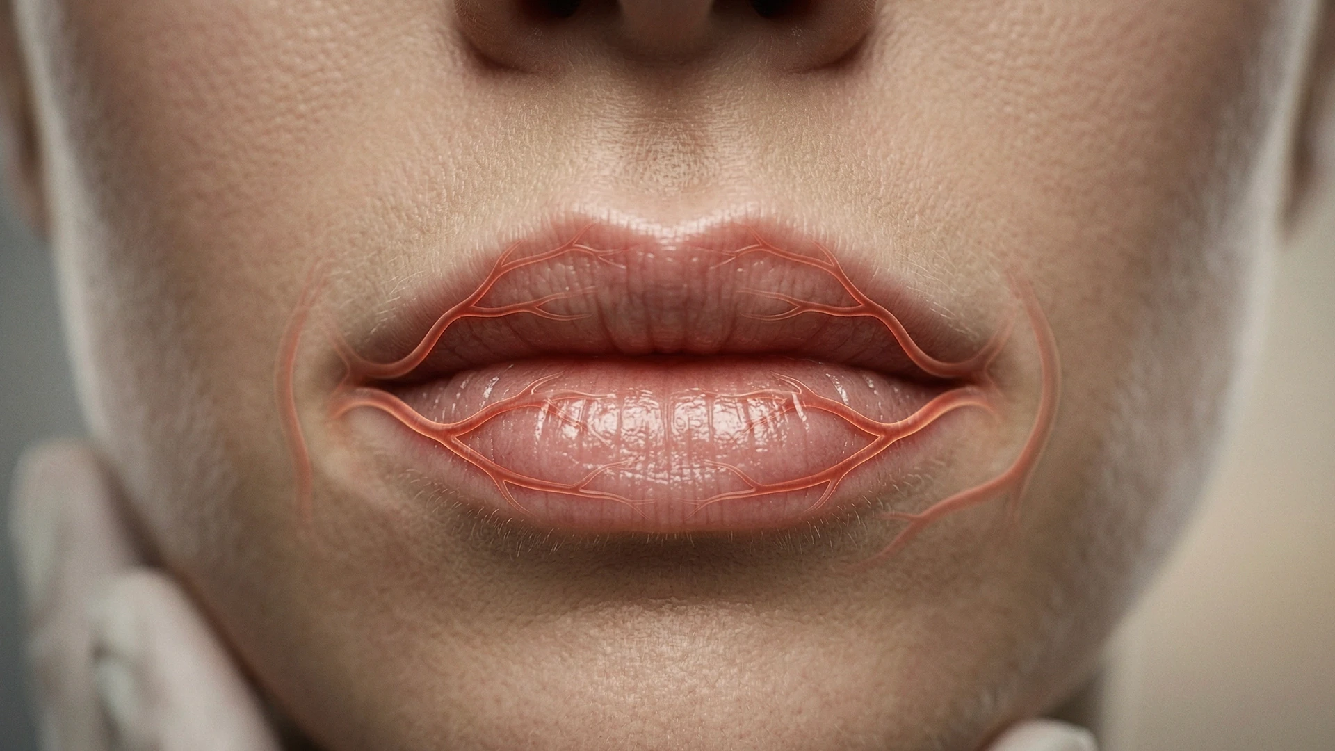 Anatomia labial com destaque para estrutura dos lábios e vascularização, aplicada ao planejamento de preenchimento labial na harmonização facial