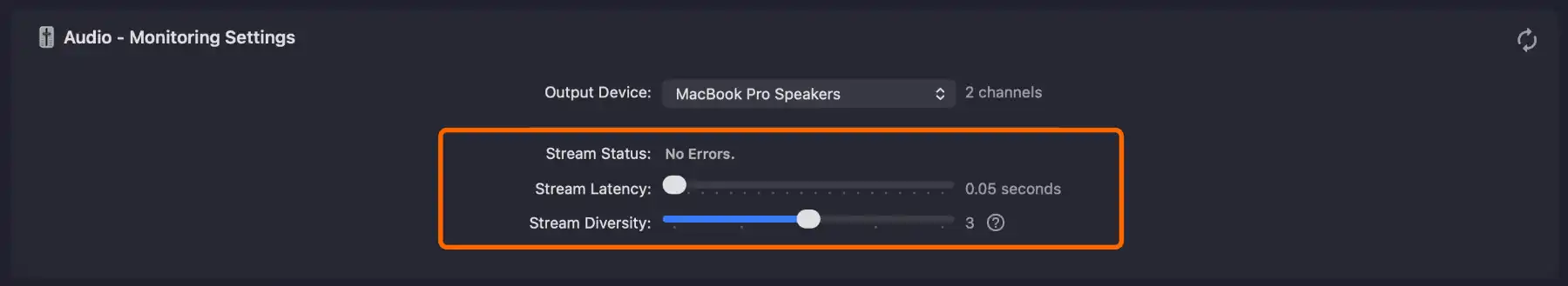 Check your client audio settings
