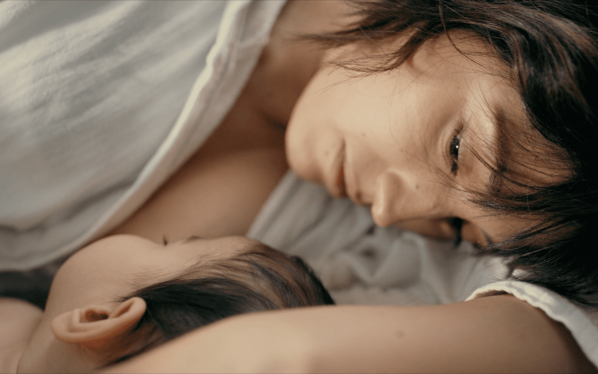 Futuristic sports concept car parking in front of a modern building