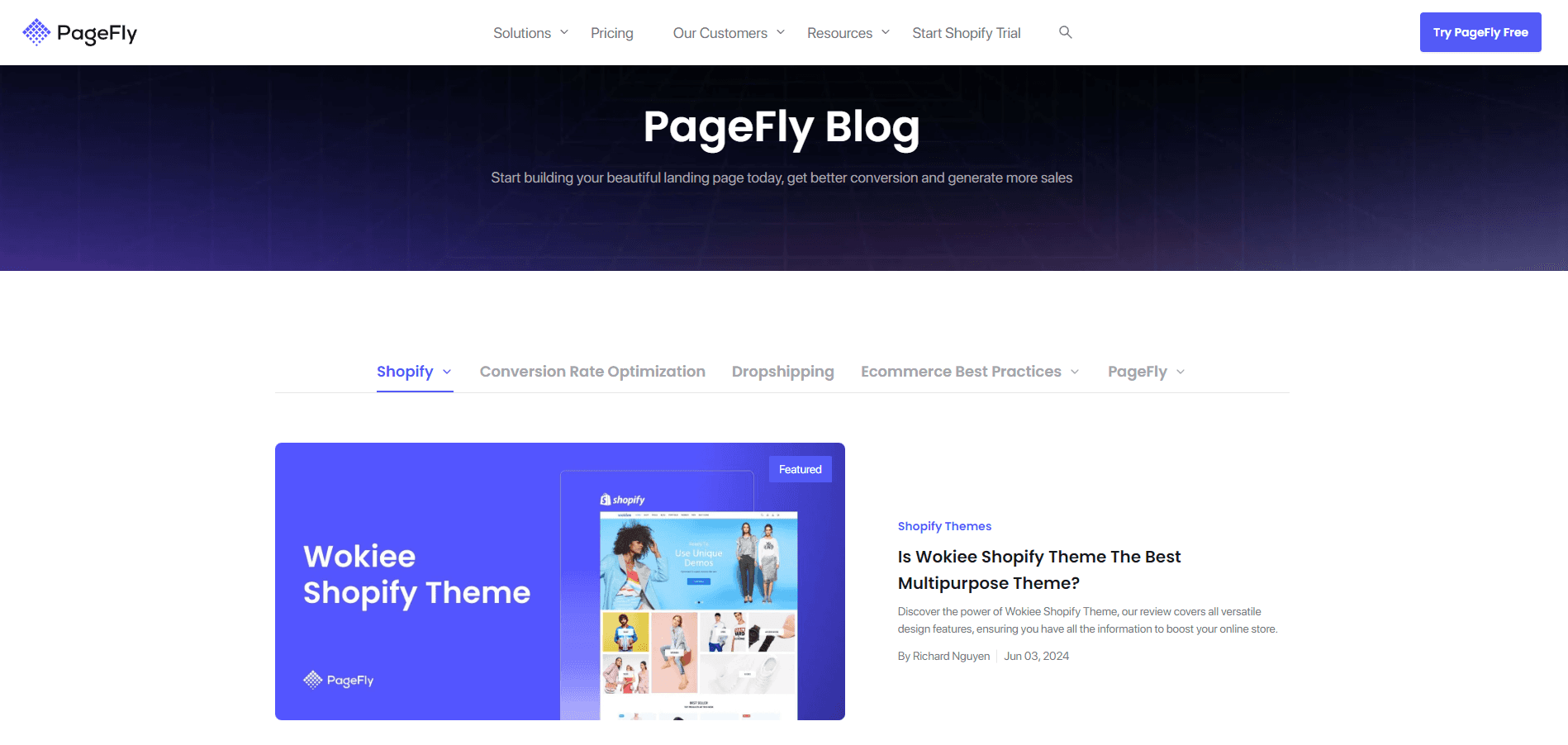 PageFly Shopify Page Builder