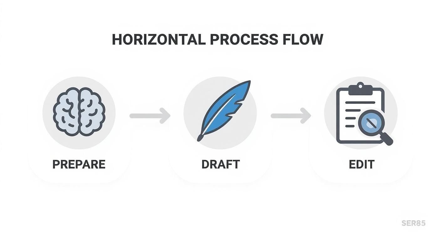 Infographic about how to write essays faster