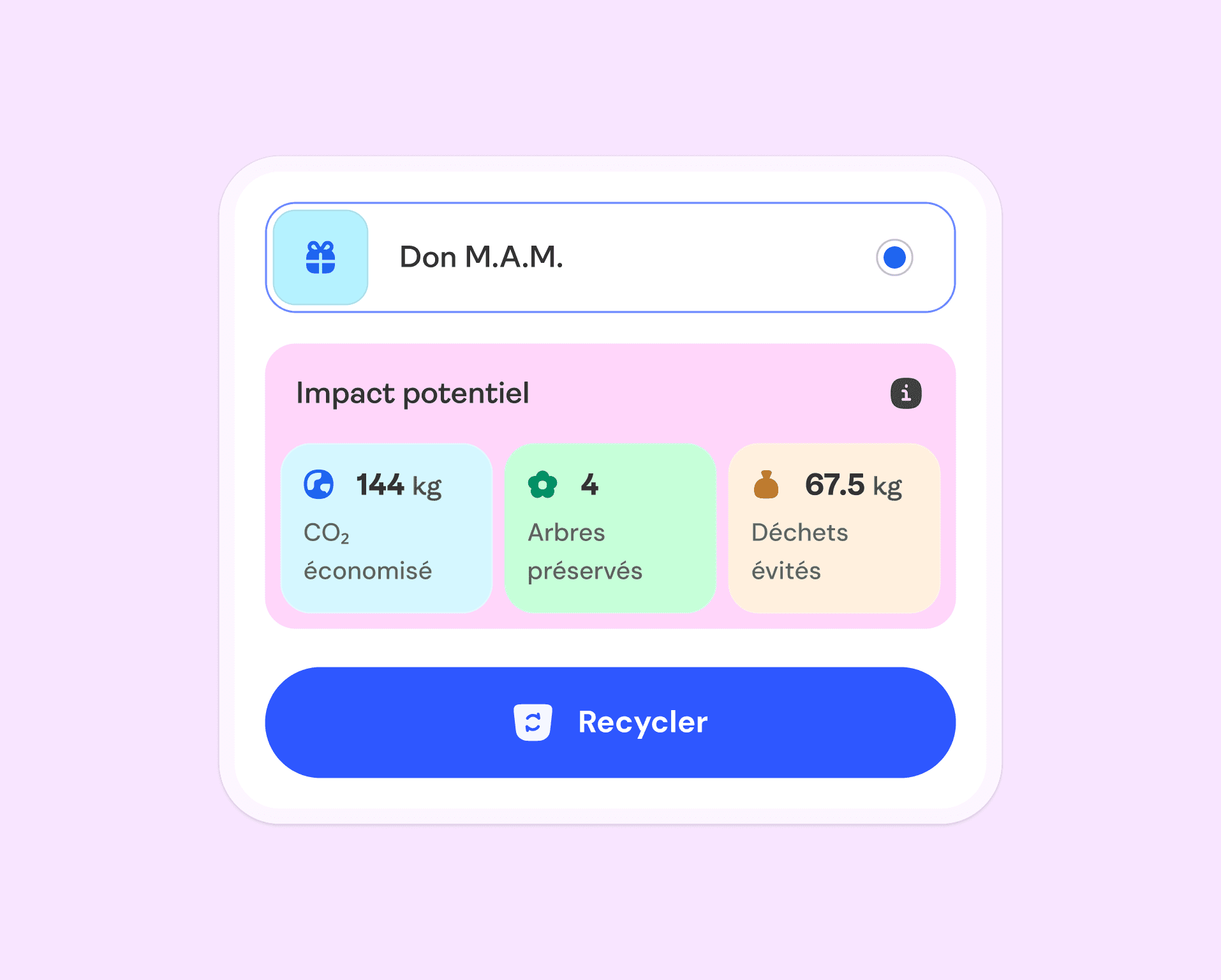 Le PôPE Recycler Don Mea