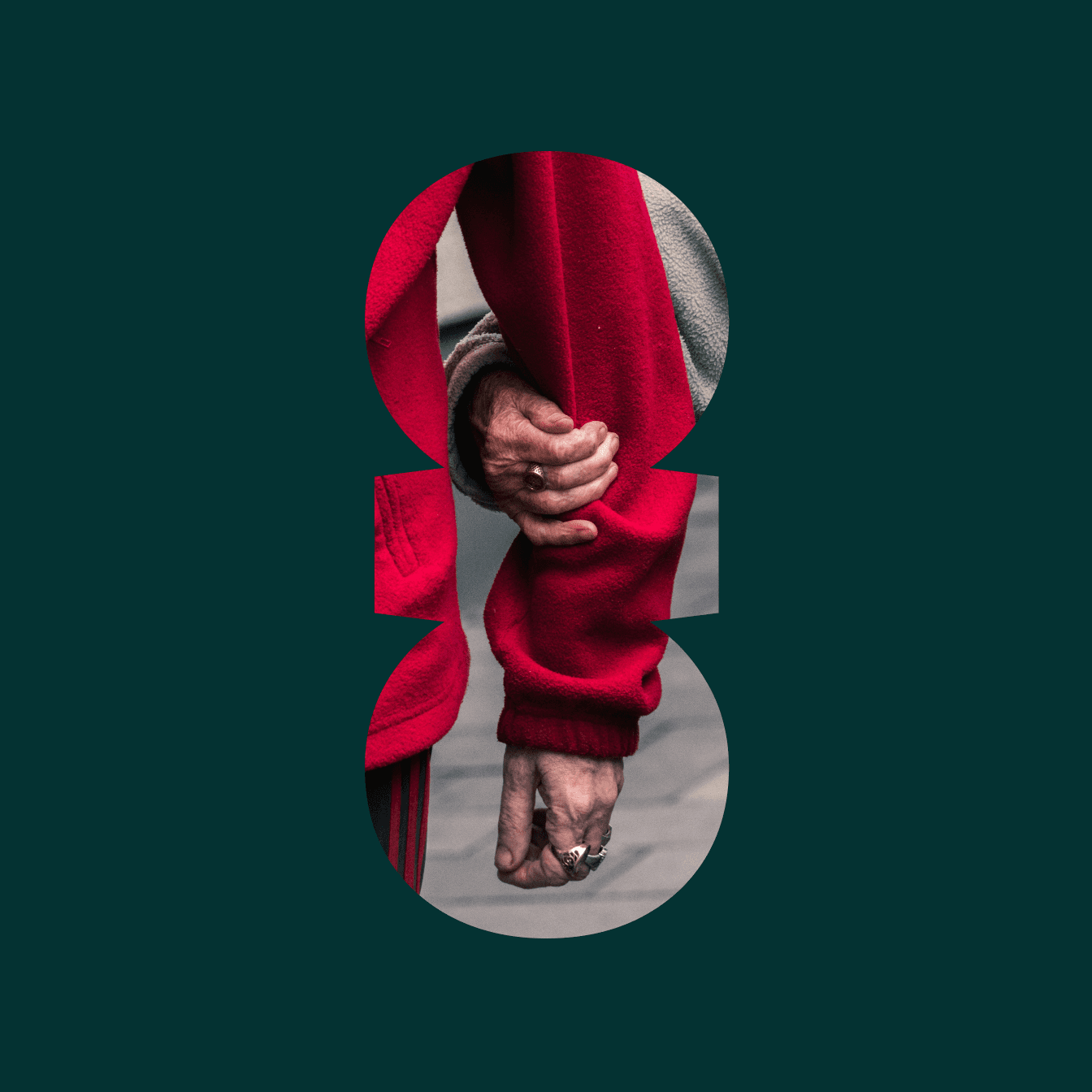 Athlete winning a race