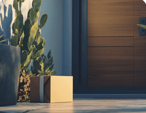 Screenshot of the main dashboard with gradients as background