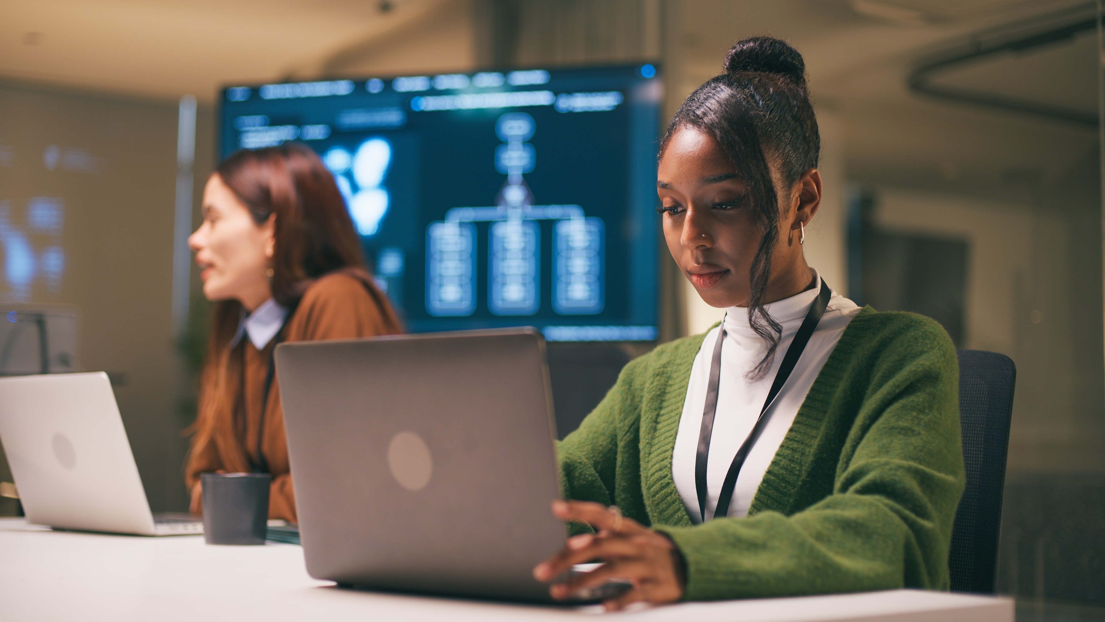 Team member discussing