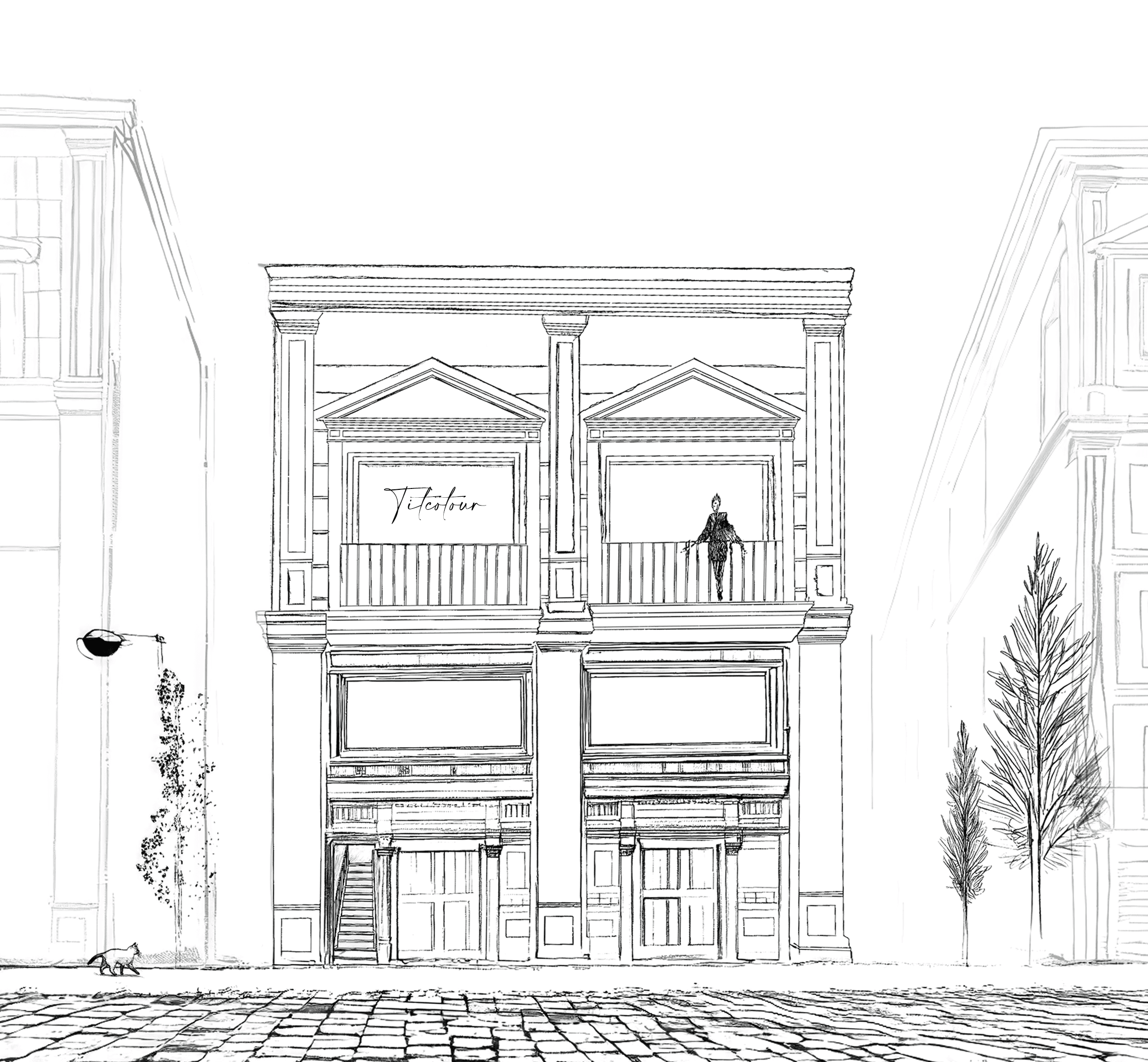 Siyah beyaz tüfekçioğlu şirketine ait eski bir otobüs fotoğrafı.