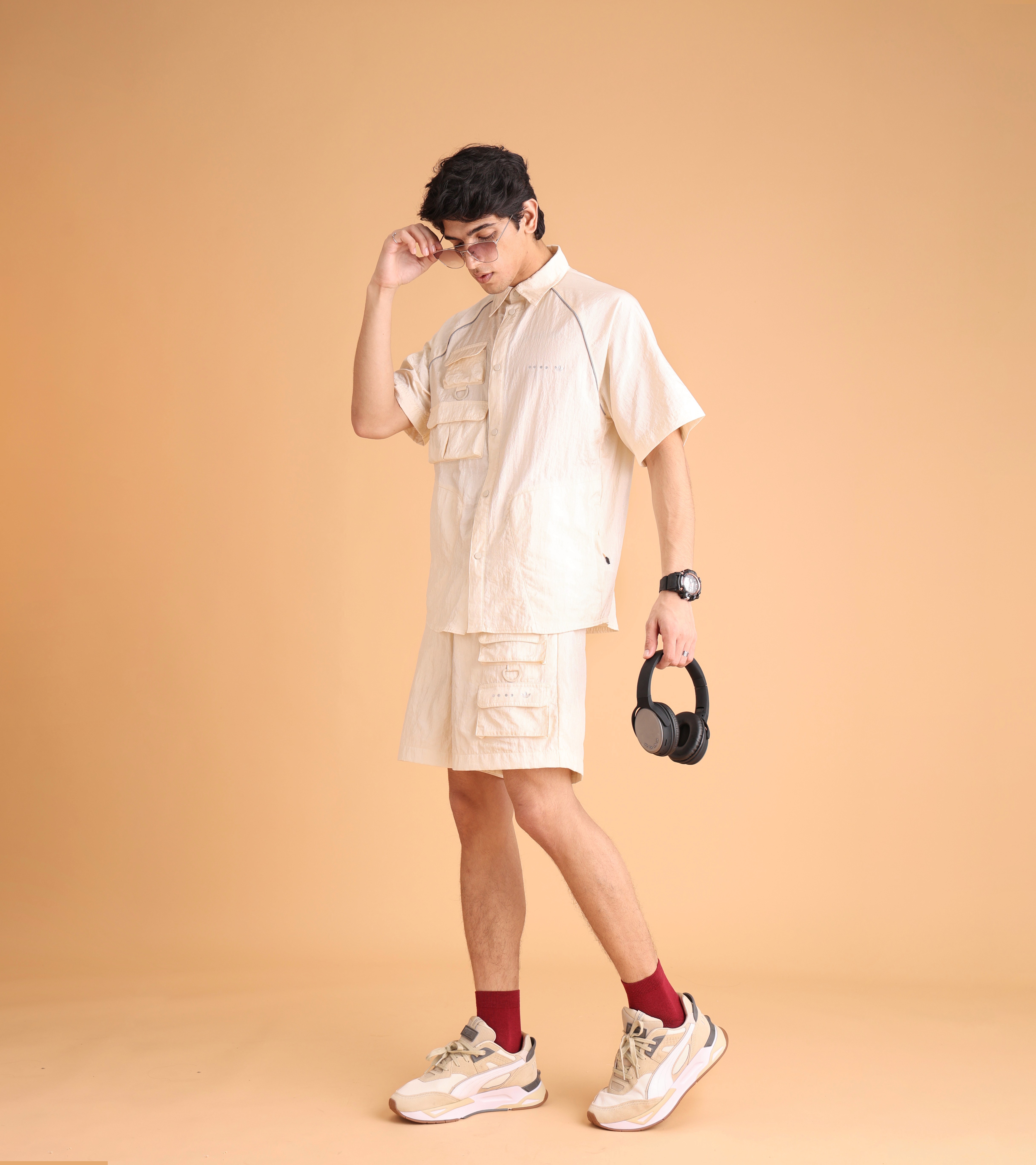 Friends laughing and posing inside a car