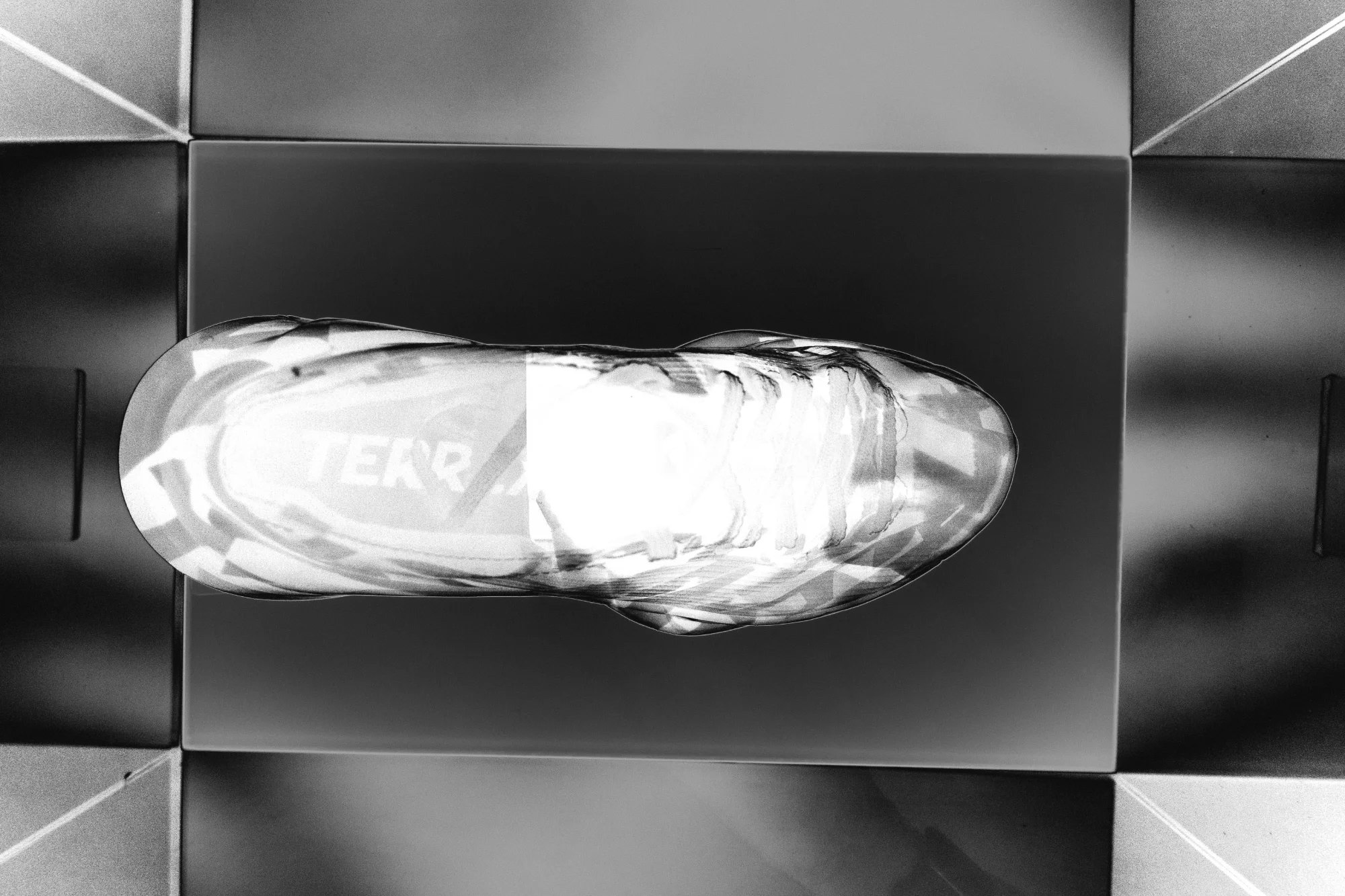 X-ray d'une chaussure