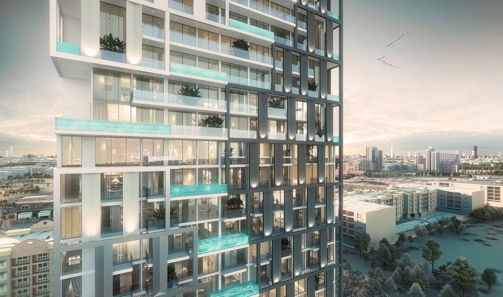 Vue Doree Crystal Bay, the tallest building in Dubai, stands majestically, dominating the skyline with its sleek design.