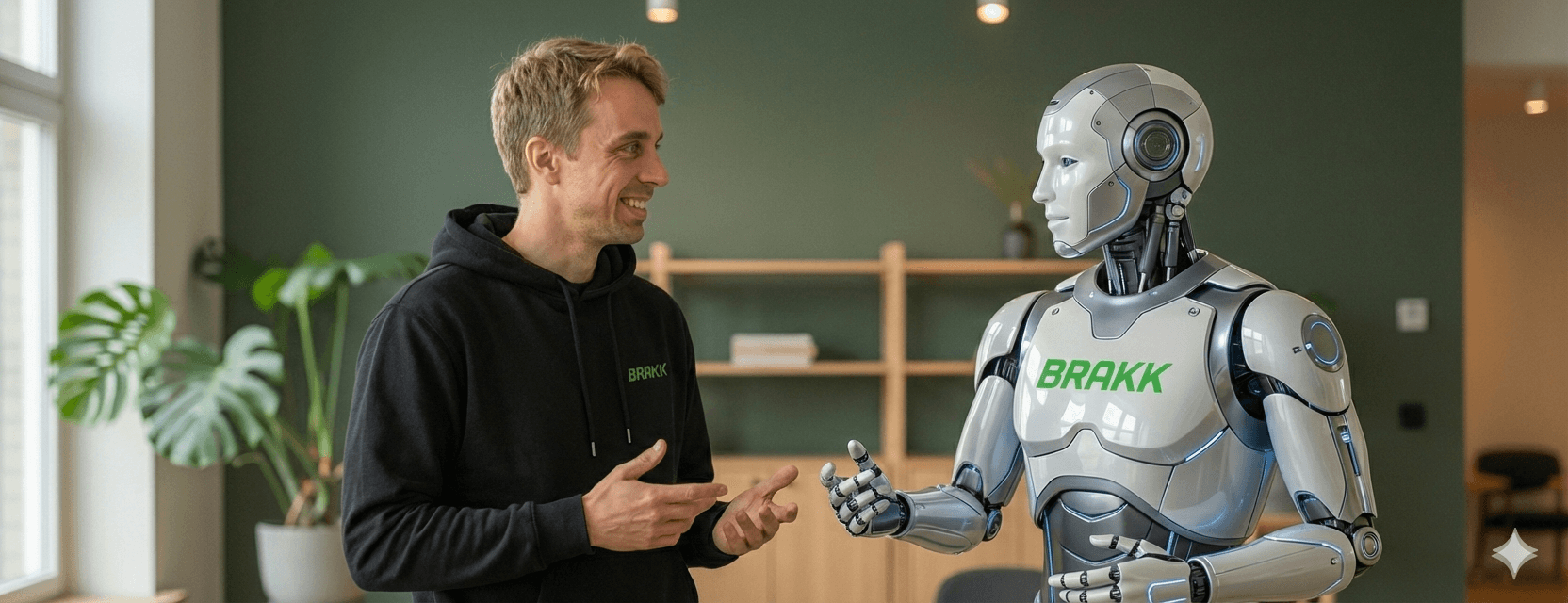 Mockup av mobil som viser nettsiden til regnskapsbyrået Numetric