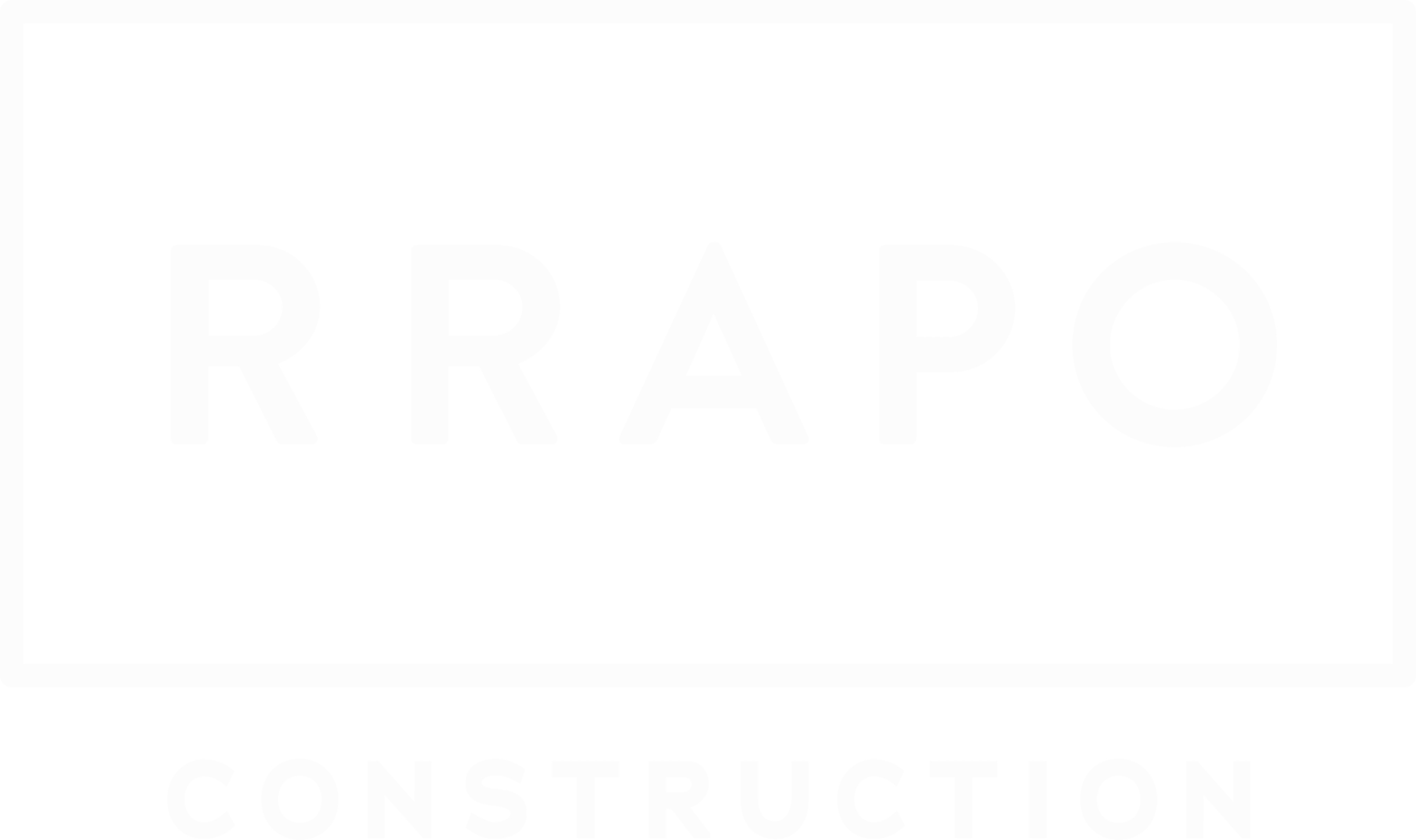 Rrapo construction company full logo white