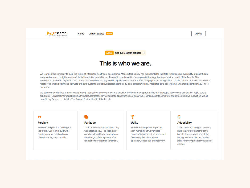 A screen for a desserts header website