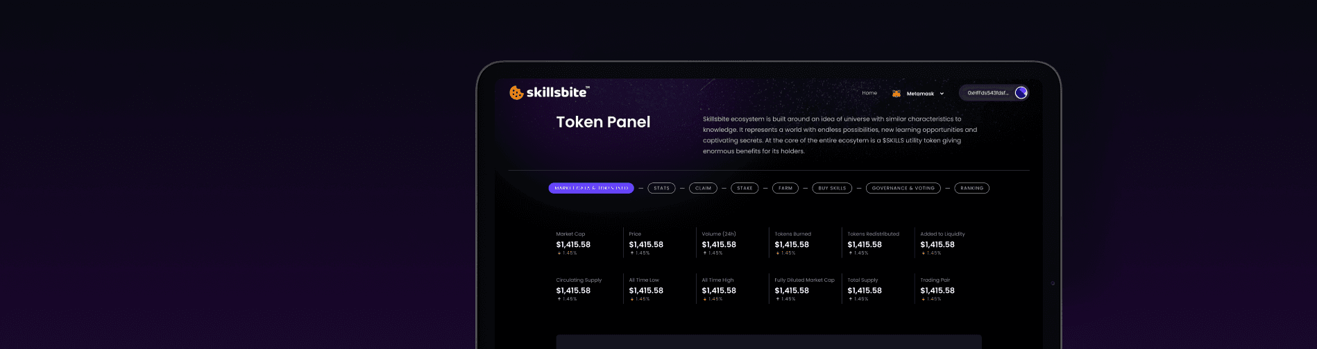 Web dashboard of SKILLSBITE highlighting unique, adjustable, and opportunistic online learning pathways