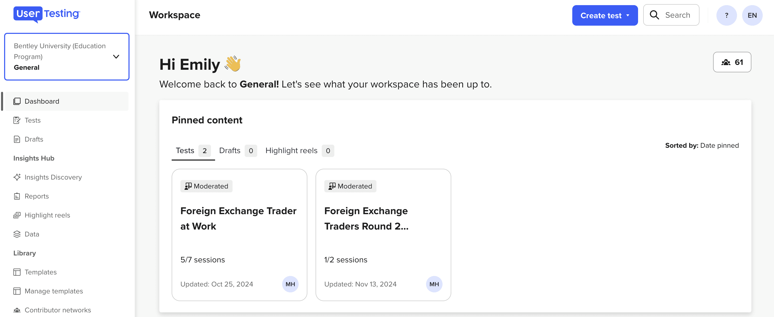Participant screening overview