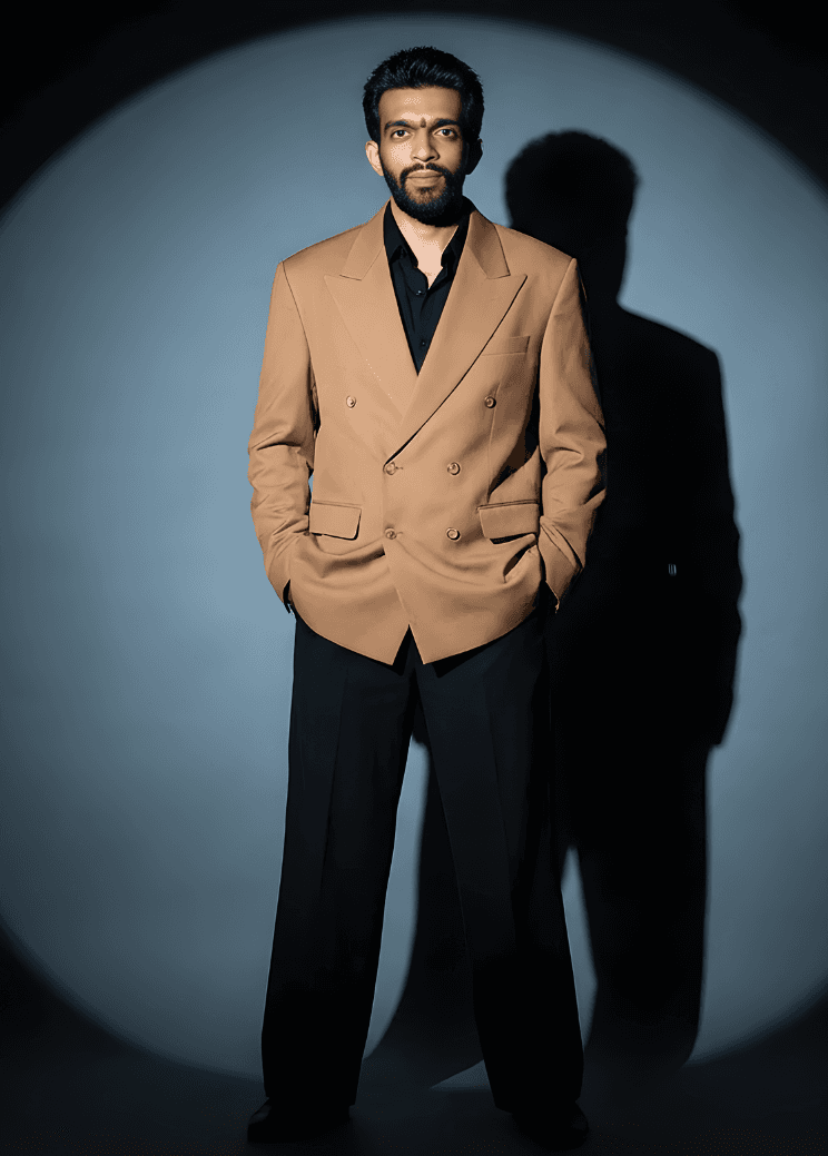 Portrait of portfolio creator – front view