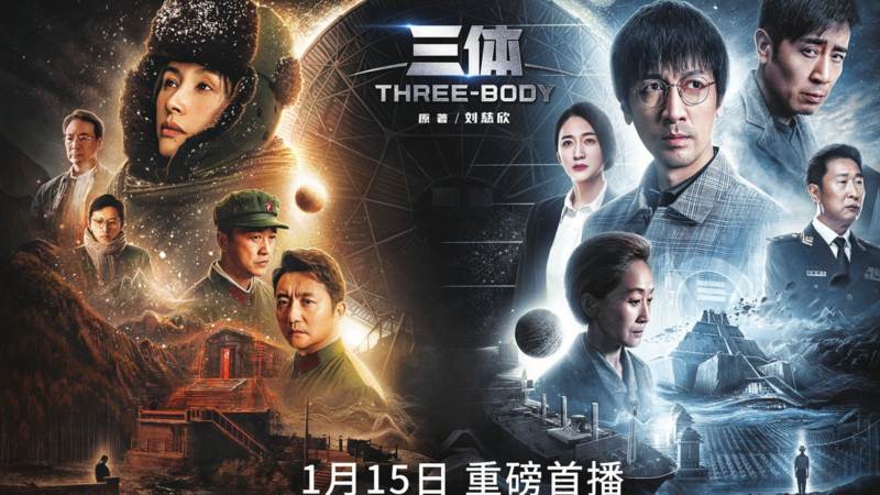 Promotional image for the Chinese TV series Three Body