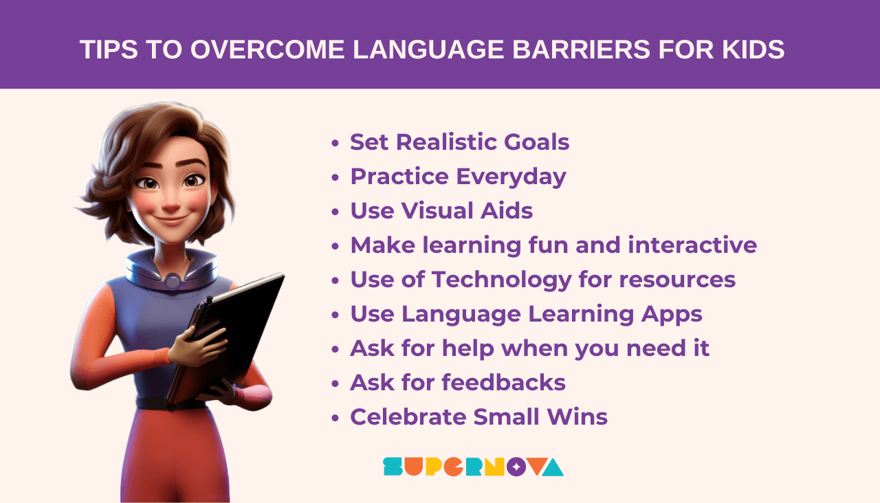 Tips to overcome language barriers for kids