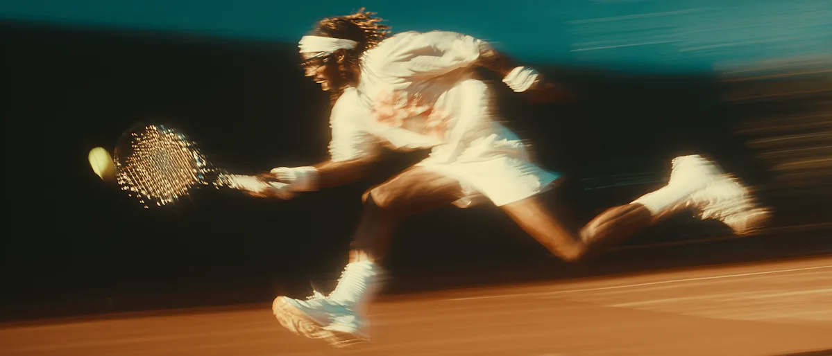 Tennis Action Shot