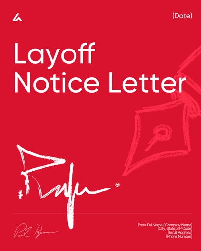 Layoff Notice Letter