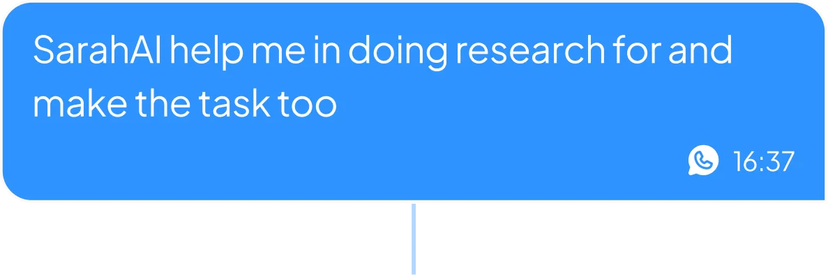 SarahAI Handles the Process Illustration