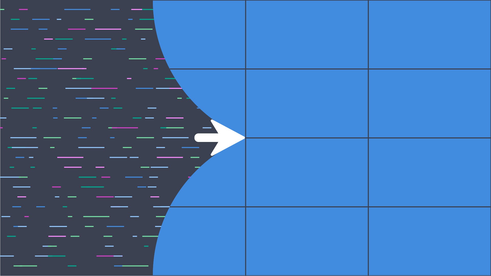 Vector illustration of a Mouse pointer revealing a curtain to show what is behind.