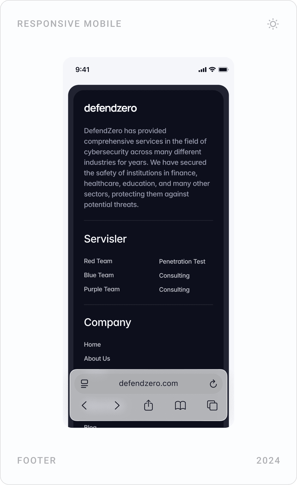 Professional Corporate Footer Section Design