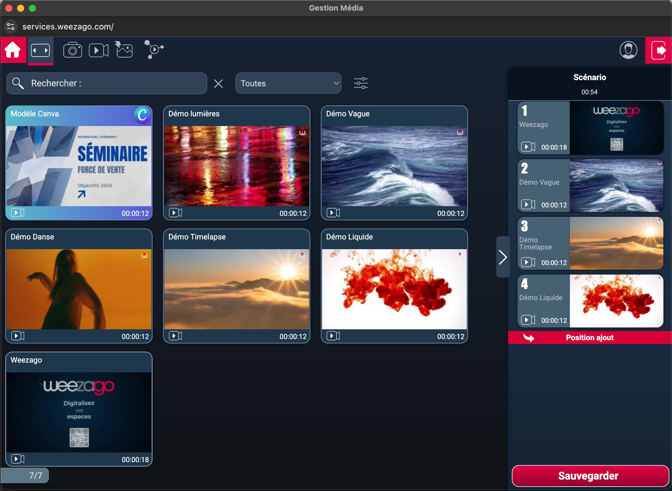 Weezago - Logiciel Affichage Dynamique SaaS