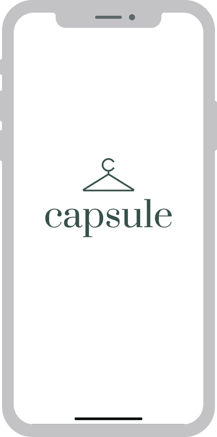 Mobile splash screen with capsule logo