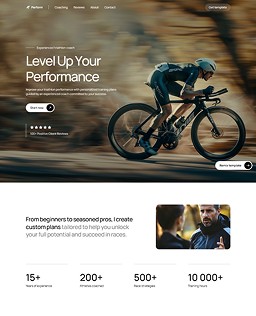 Perform Framer Website Template Homepage 