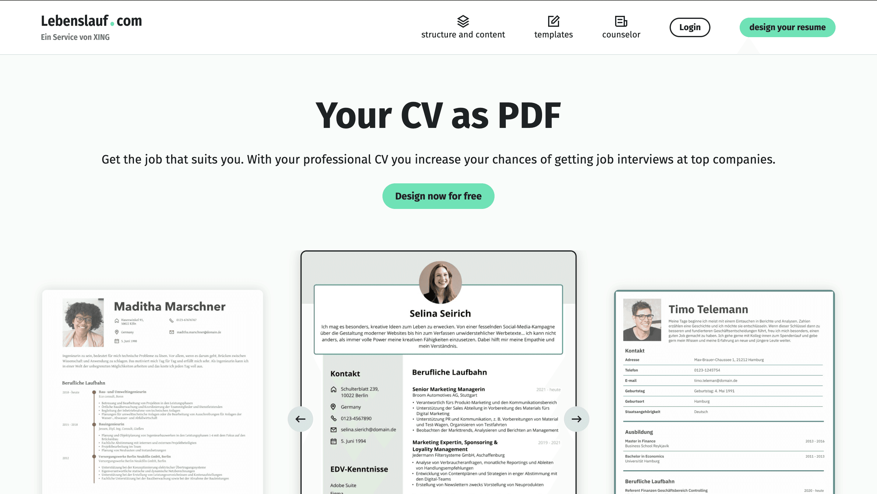 A minimalist homepage delivering maximum value through SEO-driven content, curated templates, counselor access, and focused articles.