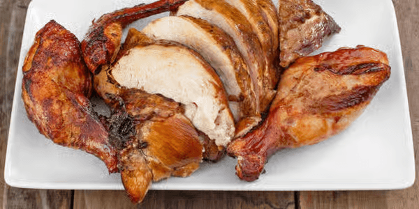 Roasted chicken half