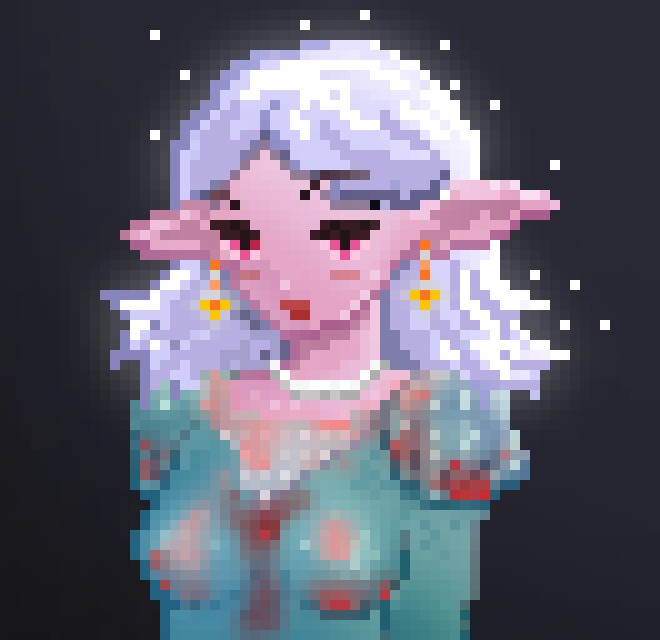 elven girl from nft collection celestials