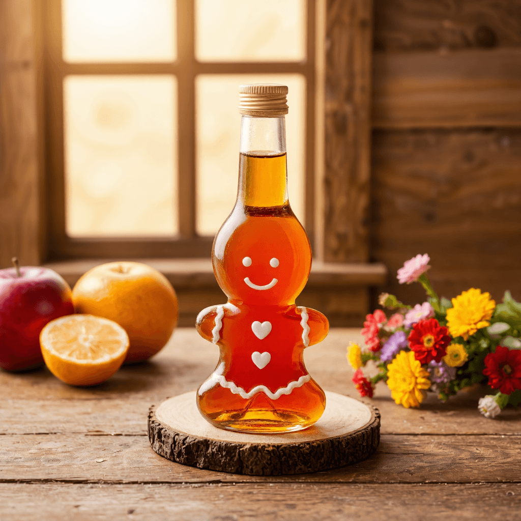product photography of bottle of flavored syrup