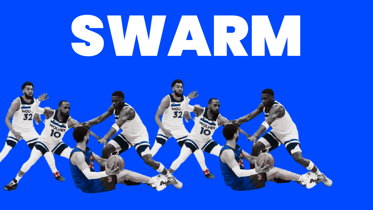 Timberwolves swarming defense_