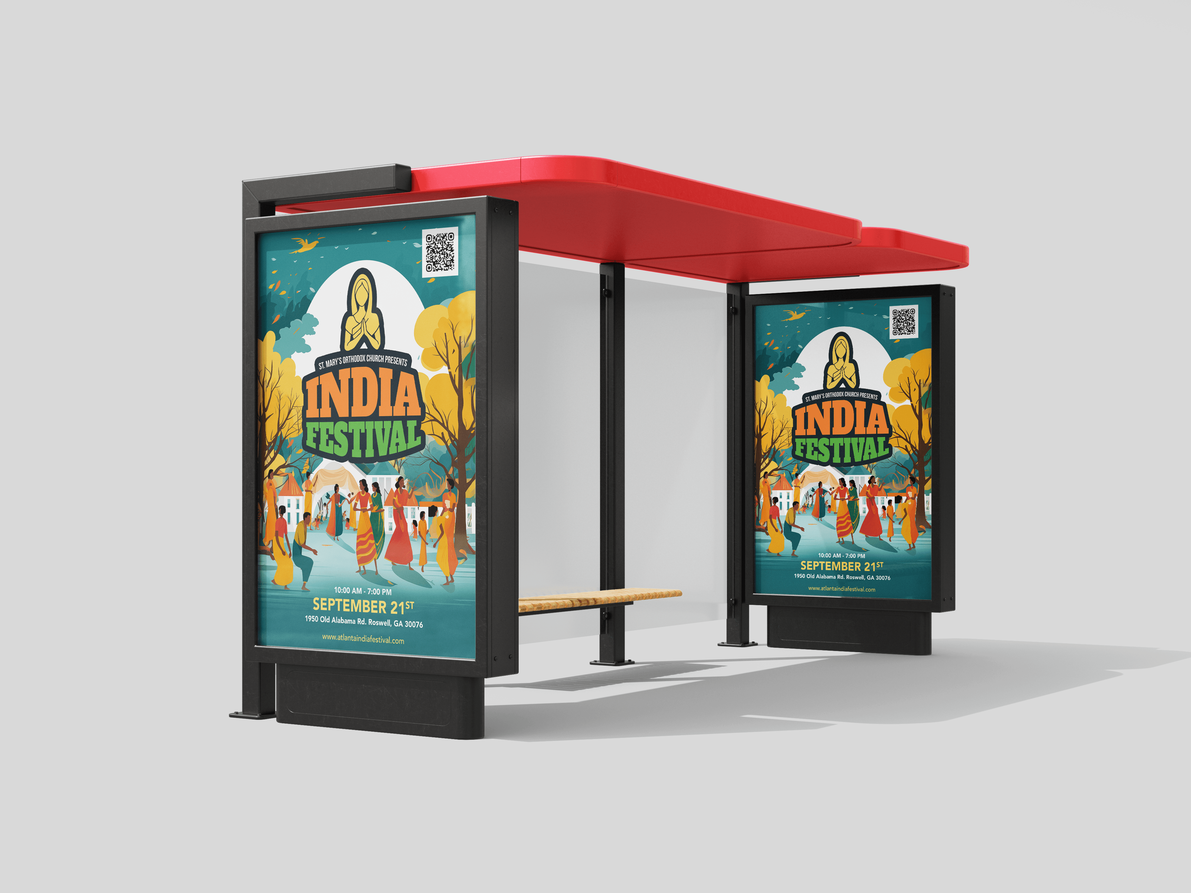 India Festival Vertical Billboard