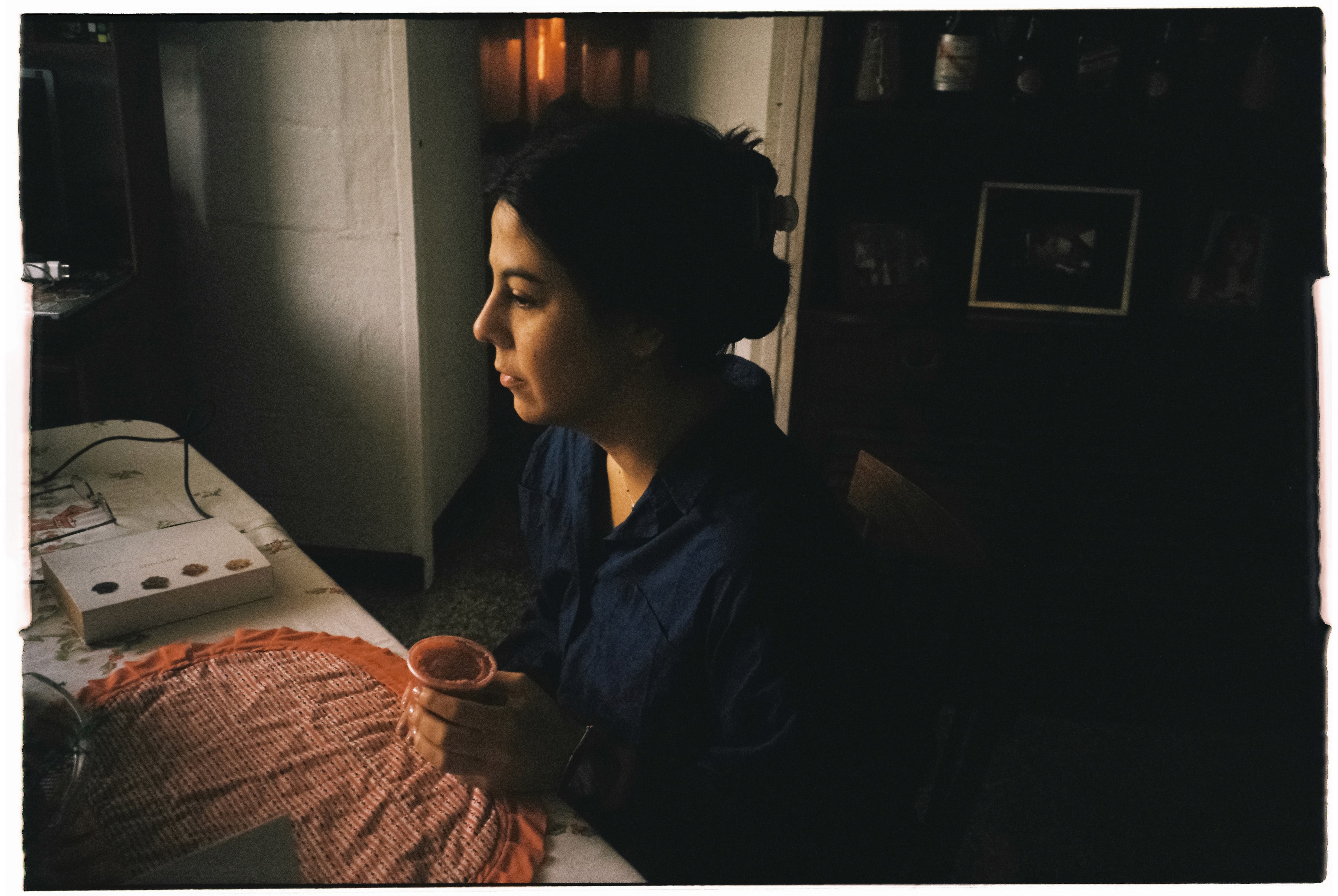 Image of two smartphones with a gray background