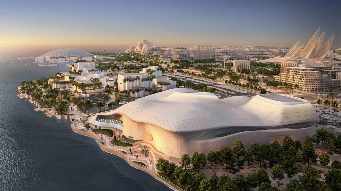 Project detail of Saadiyat Island a giga project in United Arab Emirates, supported by financial modelling